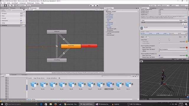 Unity Adventure Game Tutorial #4 - Picking Objects Up & Money System смотреть онлайн