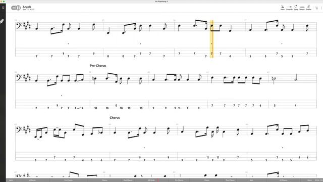 Angels - Robbie Williams (BASS COVER With Tab & Notation) смотреть онлайн