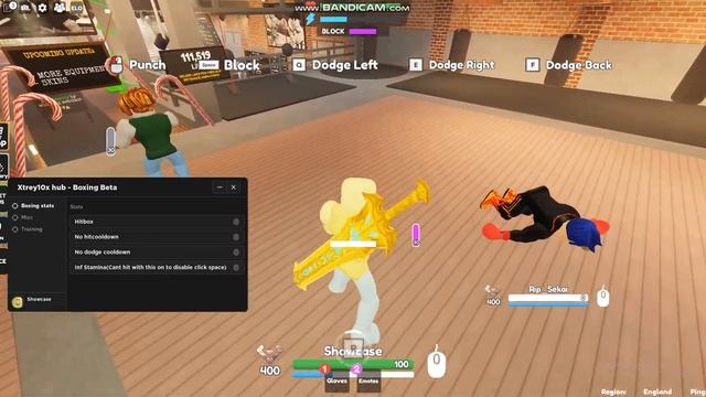 ROBLOX BOXING BETA! SIMPLE GUI SCRIPT/HACK | INF STAMINA, INF MONEY, NO HITCOOLDOWN AND MORE! смотреть онлайн