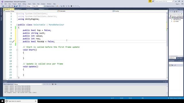 Let's Make Solitaire in Unity Part 4: Interactive Card Management and Rules for Stacking смотреть онлайн