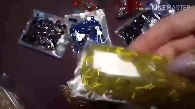 Пришивные стразы и стеклярус с алиэкспресс