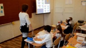 Урок математики в 1 классе на конкусе " Учитель года-2017"  (учитель Костенко Н. В.)