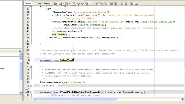 Recorrer registros de un ResultSet, en java, PostgreSql смотреть онлайн