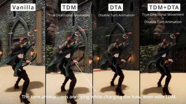SKYRIM / Disable Turn Animation / SE - AE Compatible