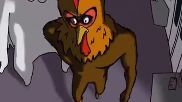 Bad ass chicken on a train vs dog and lion | Lostreak Chicken смотреть онлайн