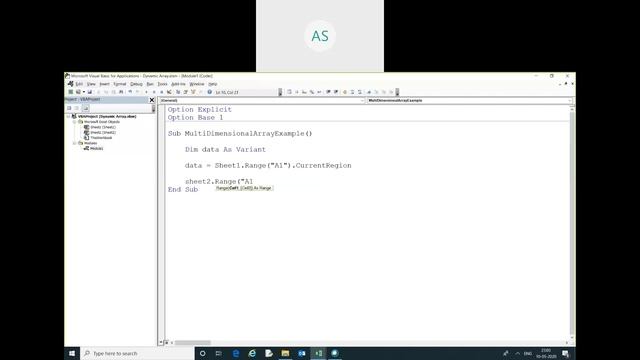 How to use multidimensional array using excel vba смотреть онлайн
