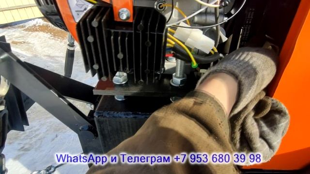 Самодельный минипогрузчик 4х4 с задней навеской. Финал. смотреть онлайн