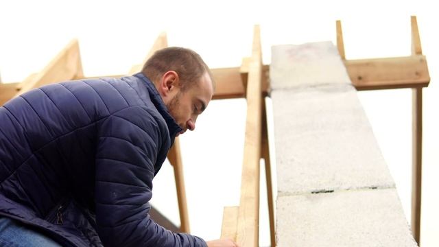 Стропильная система мансарды в доме из блоков Стиль Мастер. Правила обустройства смотреть онлайн