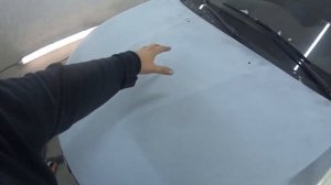 Датсун он до, перекрашиваем капот