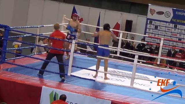 Бой 12 раунд 1.РИНГ Саньда.05.12-15. Чемпионат Европы по кунгфу смотреть онлайн