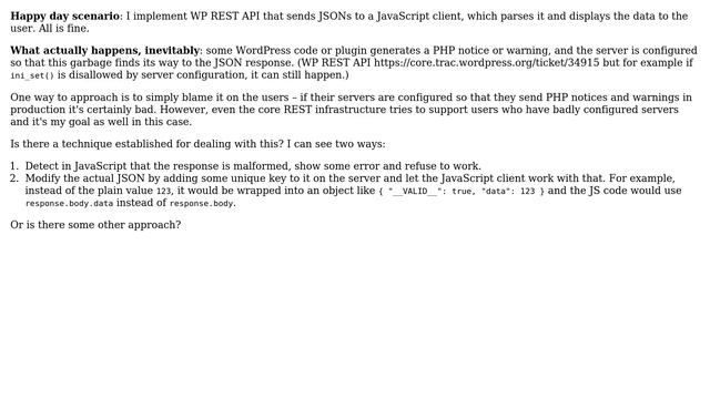 Wordpress: How to handle malformed response from WP REST API? (2 Solutions!!) смотреть онлайн