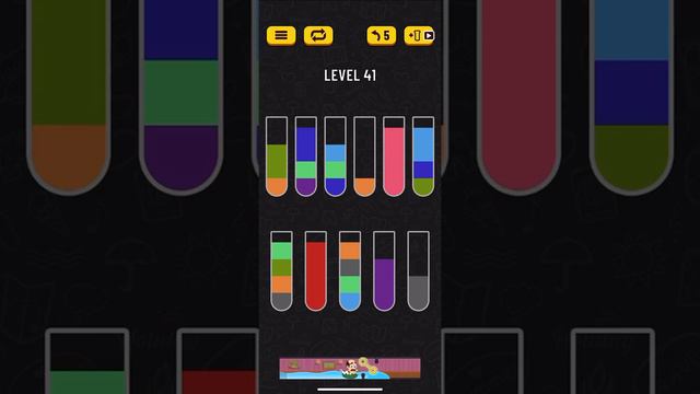 Прохождение Water Sort Puzzle level 41 👍🏻👍🏻👍🏻 смотреть онлайн