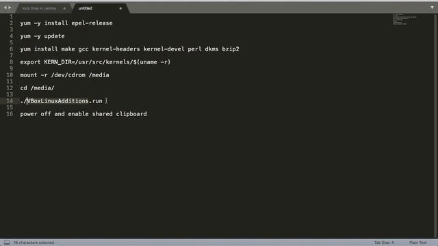 Centos guest additions in virtualbox | copy and paste Shared clipboard | VBoxLinuxAdditions.run смотреть онлайн
