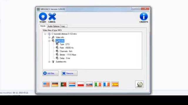 How to convert.dts to.ac3 audio of a mkv video смотреть онлайн