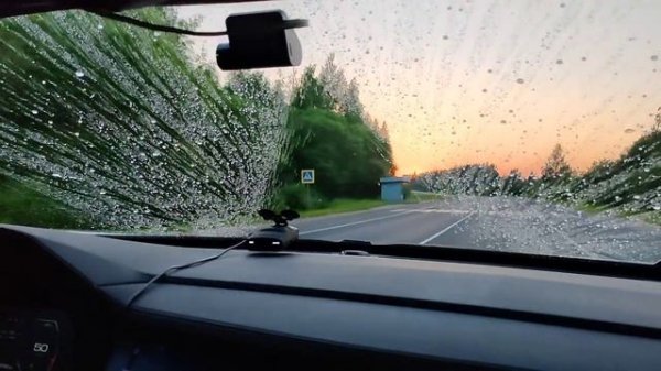 Срыв антидождя Shine Systems NanoGlass