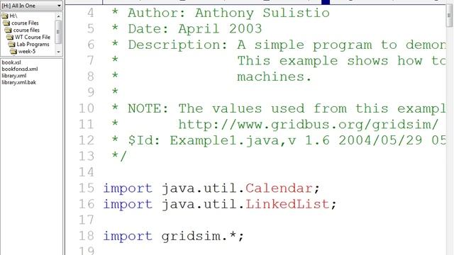 JNTU ANANTAPUR GCC LAB HOW TO INSTALL AND USE GRIDSIM SOFTWARE смотреть онлайн