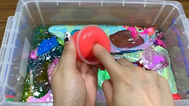 MIXING PUTTY SLIME INTO NEW STORE BOUGHT SLIME || BIG SLIME SMOOTHIE ||RELAXING WITH WONDERFUL SLIM