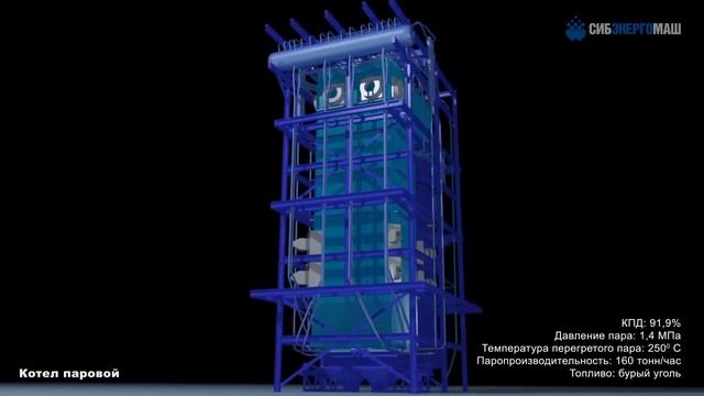 3д анимация котёл паровой смотреть онлайн