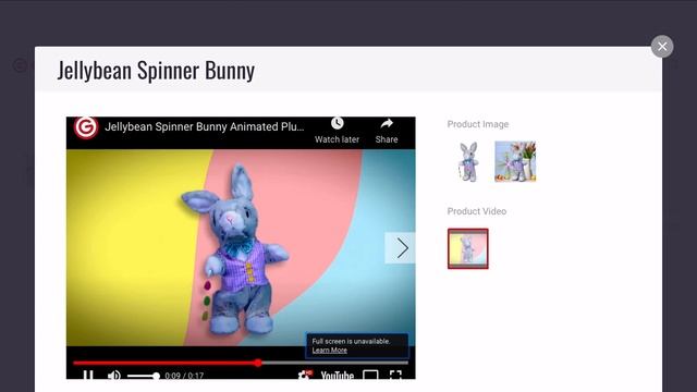 Gemmy jellybean spinning Easter bunny official demo смотреть онлайн