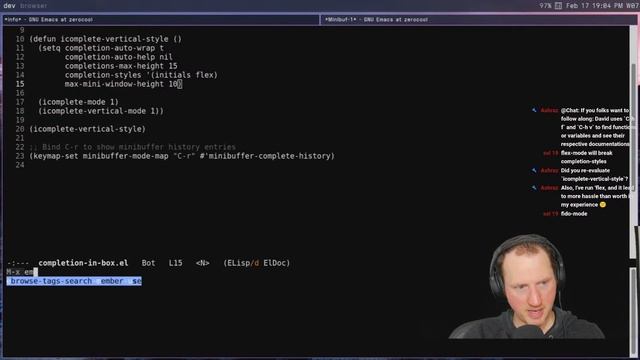 The Latest in Emacs Completions - System Crafters Live! смотреть онлайн
