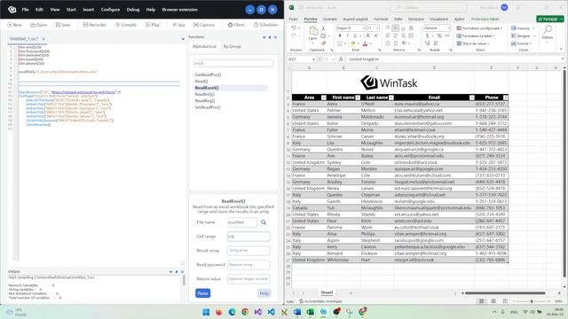 WinTask: Fill Data in Web from an Excel file смотреть онлайн