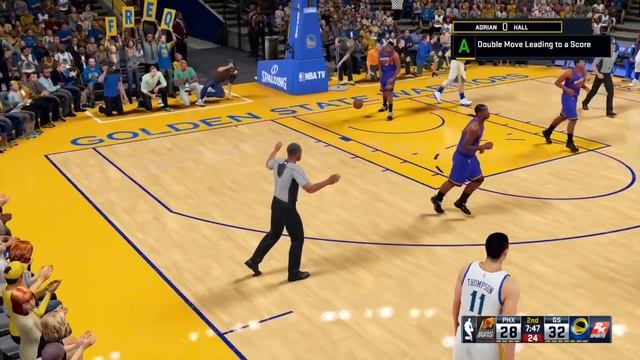 NBA 2K16 MyCAREER - EPIC 1st Home Game! Klay BOOMS On B.Knight! смотреть онлайн