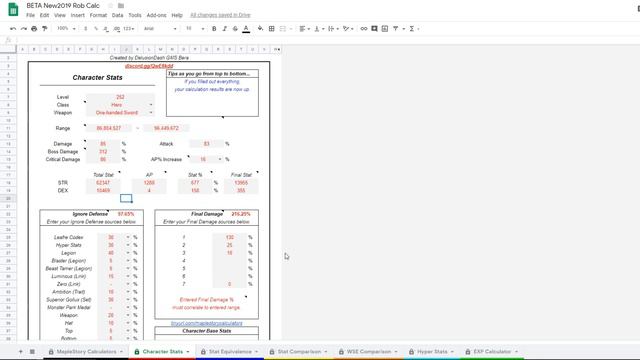 Get your own MapleStory Stat Calculator today! смотреть онлайн