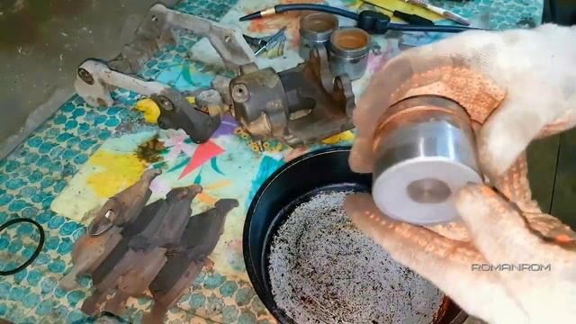 БМВ Е34 - установка передних вентилируемых тормозов от 525 смотреть онлайн