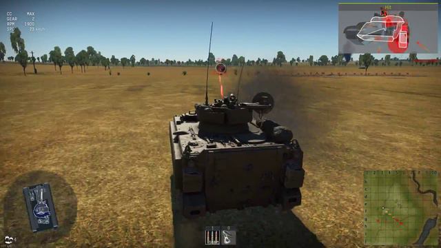 M163 Gattling Gun War Thunder смотреть онлайн
