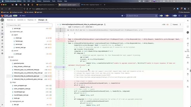HTTP Upgrade support in GitLab Agent for Kubernetes смотреть онлайн