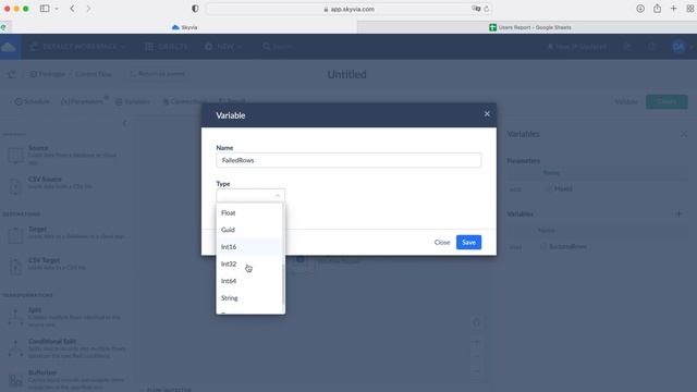 ETL Data Pipeline Designer - Skyvia Data Flow & Control Flow смотреть онлайн