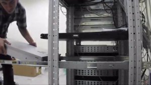 Монтаж сервера HP DL380e в стойку