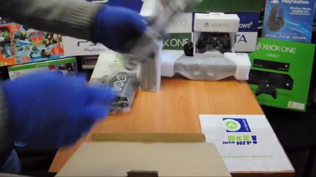 Распаковка Xbox 360 E 500 Gb плюс Kinect и три игры (диск 500 Гб в комплекте) смотреть онлайн