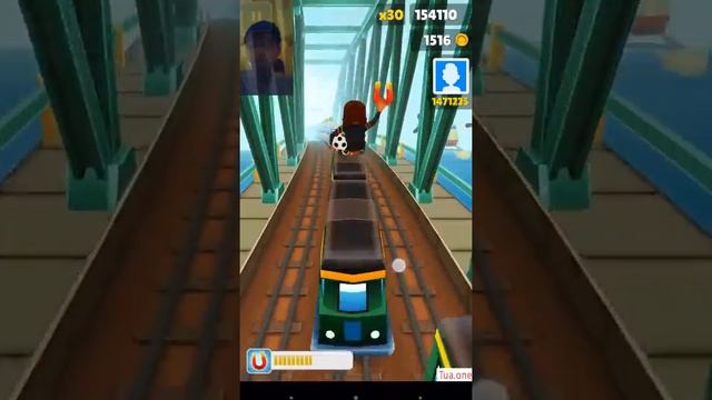 Subway Surfers Game Part 5 endless running mobile game смотреть онлайн