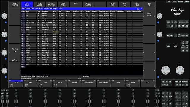 Создание прибора Chamsys MagicQ часть 1 смотреть онлайн