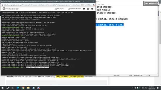 How Install intl, zip, imagick Module on WordPress | Google Cloud смотреть онлайн