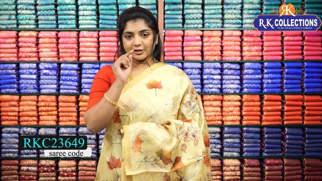 Latest Semi Tussar Silk Sarees I Wholesale Store I@Rkcollectionssarees смотреть онлайн