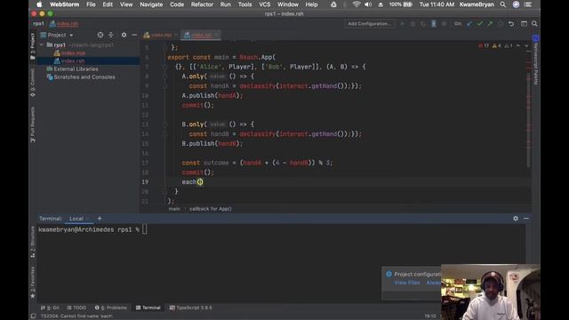 Blockchain Game Development for Algorand and Ethereum using Reach Lang == Rock Paper Scissors смотреть онлайн