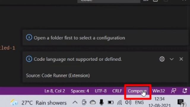 visual studio | code language not supported or defined solution смотреть онлайн