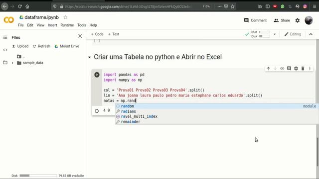 COMO EXPORTAR AS TABELAS DO PYTHON PARA O EXCEL ? смотреть онлайн