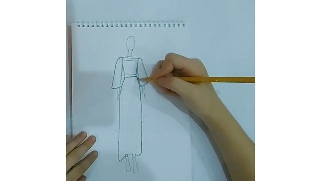 (lesson 24)How to draw fashion illustration/(Урок24)Как нарисовать эскиз одежды#fashionillustration смотреть онлайн