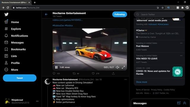 SKINS! Driving Simulator NEW UPDATE 2021!!! - Roblox смотреть онлайн