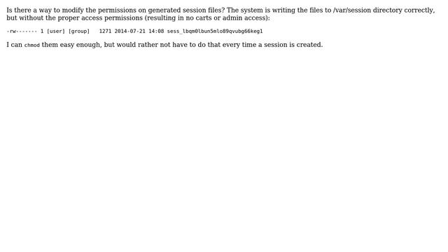 DevOps & SysAdmins: Session created with wrong permissions? смотреть онлайн