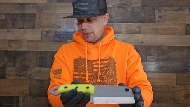 You Will Not Believe This Knife!! Atlas 2023 154CM G10 Day Glow Cleaver Chopper #shedknives #sharp смотреть онлайн