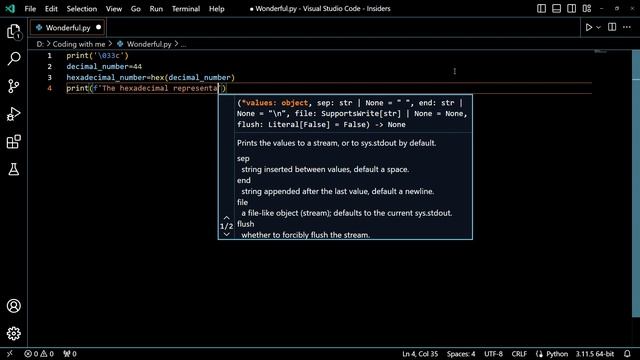 Converting Decimal To Hexadecimal In Python: A Step-by-Step Guide Artificial Intelligence Code Code
