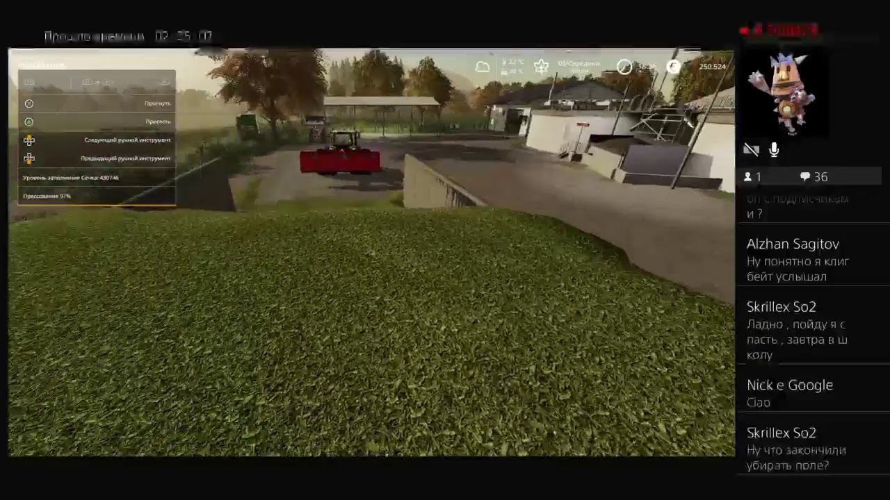 (PS4 Pro) FS19 Oberkrebach Project Bio Стрим #73 смотреть онлайн