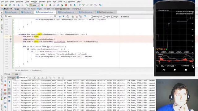 CryptoTA - 104 - Final Indicators & Screenshots Part 2 - Android - Kotlin смотреть онлайн