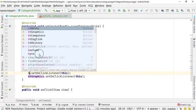 27 Multiple Choice Quiz App with SQLite Integration Part 27 - Design Multiple Categories Screen смотреть онлайн