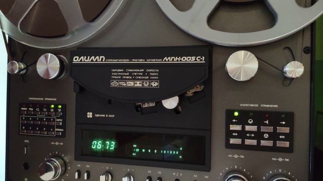 Олимп МПК-005 С-1 (USSR 1992 Revox A700 clone) из коробки, первое включение за 30 лет. RTM LPR35 смотреть онлайн