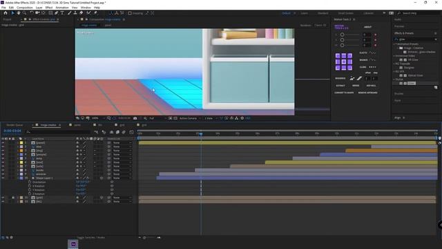 How to animate a 3D illustration in After Effects смотреть онлайн